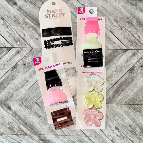 Hair Claw Clip & Barrettes Lot- New - Picture 1 of 5